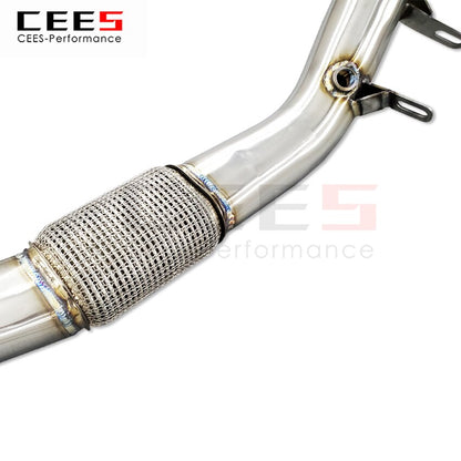 Downpipe manifold stainless steel exhaust header