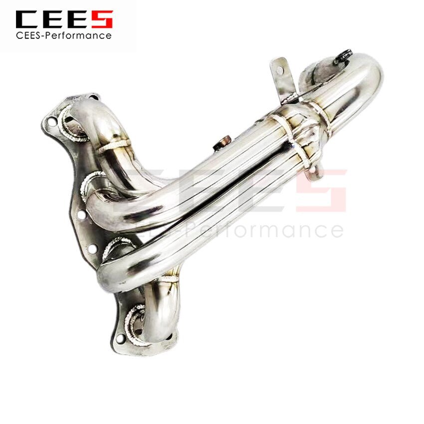 CEES Exhaust System For MINI R56 1.6L 2014 Headers Manifold Test Pipe No cat Downpipe Stainless Steel Car Accessories