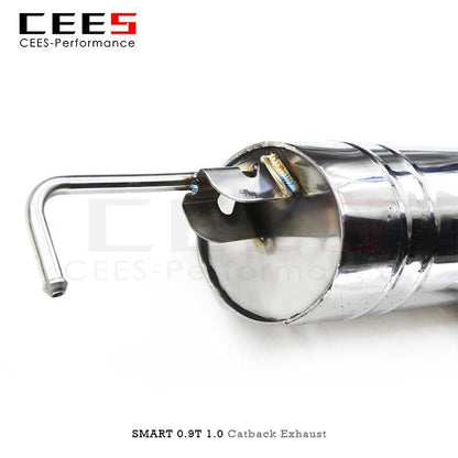 CEES Catback Exhaust For SMART W453 1.0/0.9T 2015-2021 Stainless Steel Exhaust valve control  Exhaust System