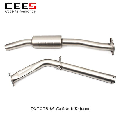 Catback Exhaust For Toyota FT86/GT86/86 2.0 2012-2019 High Performance Exhaust Pipe Valve Muffler Stainless Steel Exhaust System