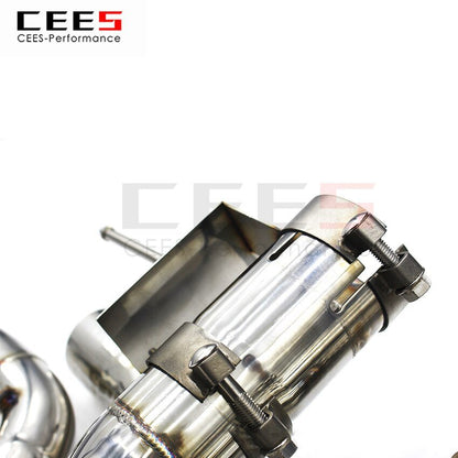 CEES Exhaust System For Chevrolet Corvette C8 Catback Exhaust Performance Valve Muffler Catback Escape Tubo Escape Coche