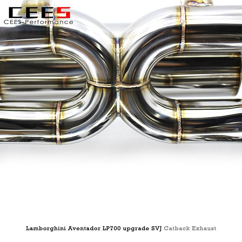 CEES Catback Exhaust For Lamborghini Aventador 6.5 LP700 2011-2016 Stainless Steel Exhaust valve control Muffler Exhaust System