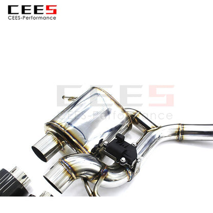 CEES Exhaust System For Maserati GT 4.2 4.7 Stainless Steel Performance Valve Muffler Catback Escape Tubo Escape Coche Car Parts