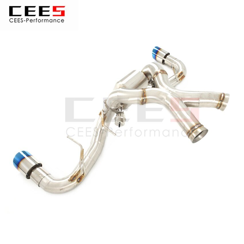 CEES Exhaust System For Mclaren 570S Stainless Steel Catback Valve Muffler Auto Modification Terminale Scarico Auto