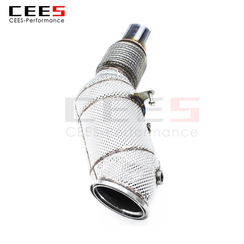 CEES Exhaust System For BMW X1 Headers With/Without Catalyst Test Pipe Converter High Flow Catted Exhaust Downpipe