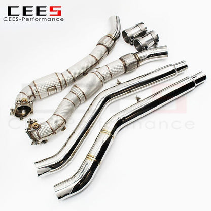 CEES Catalytic Converters For AUDI S6 S7 RS6 RS7 C7 4G 4.0 TFSI QUATTRO 420PS 450PS 560PS 12-17 Car Maker Exhaust Downpipe