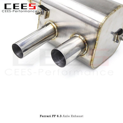 CEES Exhaust for Ferrari FF 6.3 2011- 2016 Tuning Performance Titanium Catback Exhaust Pipe Exhaust System Echappement Voiture