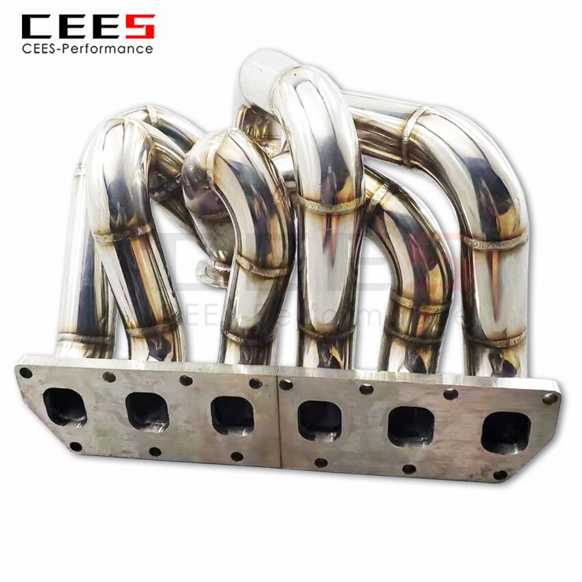 CEES Exhaust System For Volkswagen  VW  R32 Headers Stainless Steel Test Pipe No cat Downpipe Stainless Steel Car Parts