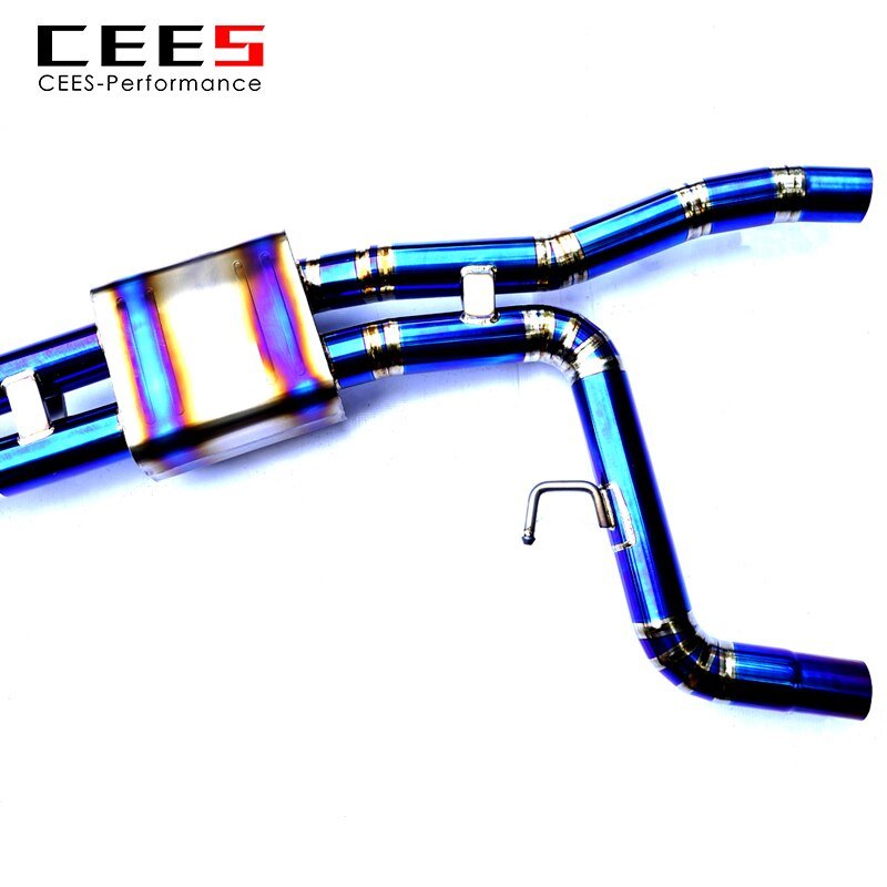 CEES Catback Exhaust For Porsche Cayenne 2.9 3.0 3.6 4.8 2011-2020 Titanium alloy  Exhaust System