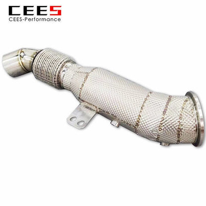 CEES Exhaust Downpipe For BMW 840 B58 3.0T 2014-2022 Exhaust System High Performance Stainless Steel Catless downpipe