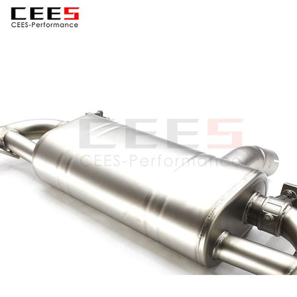 CEES Exhaust System For Cadillac CT5 Stainless Steel Valve Muffler Catback Escape Tubo Escape Coche Terminale Scarico Auto