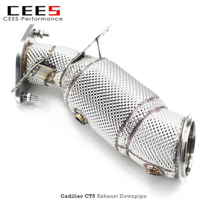 Exhaust Downpipe For Cadillac CT5 2019-2022 Racing Performance Car Exhaust Pipe Stainless Steel Downpipe without catalyst