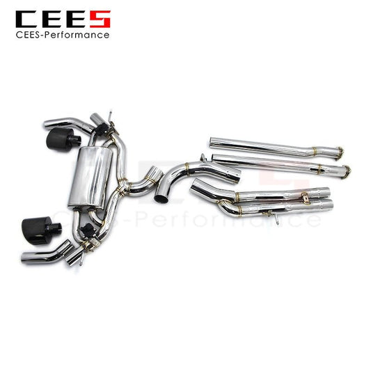 CEES Catback Exhaust for Audi RS3 2.5T 2017-2023 Stainless Steel Escape Tuning Performance Exhaust Valve Control Exhaust System