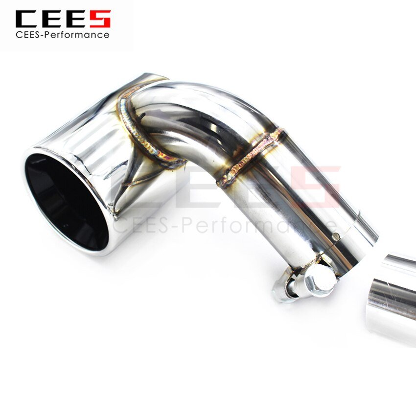 CEES Exhaust System For Porsche 718 Upgrade GT3 GT4 Tail Throat Kit Exhaust Stainless Steel Terminale Scarico Auto Car Parts