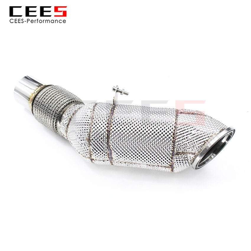 CEES Exhaust System For BMW 320 328 325 N20 Header With/Without Catalyst Test Pipe Converter High Flow Catted Exhaust Downpipe