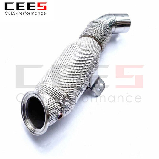 CEES Exhaust System For BMW 840 B58 Downpipe Headers Headers With Catalyst Test Pipe Converter High Flow Catted Car Accessor