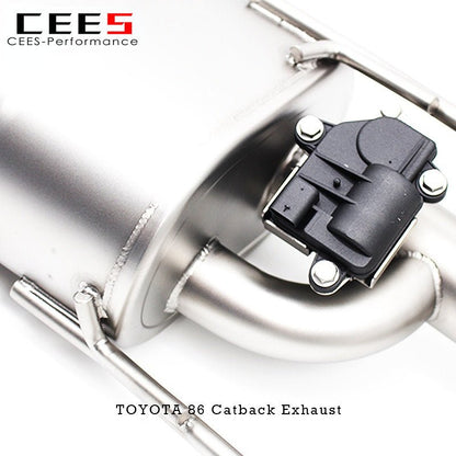 Catback Exhaust For Toyota FT86/GT86/86 2.0 2012-2019 High Performance Exhaust Pipe Valve Muffler Stainless Steel Exhaust System