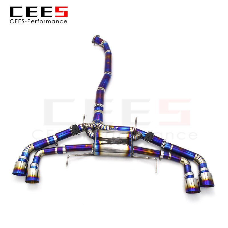 CEES Exhaust for NISSAN GTR/GT-R R34/R35 3.8TT 2008-2022 Tuning Performance Titanium Alloy Exhaust System Muffler Exhaust Pipe