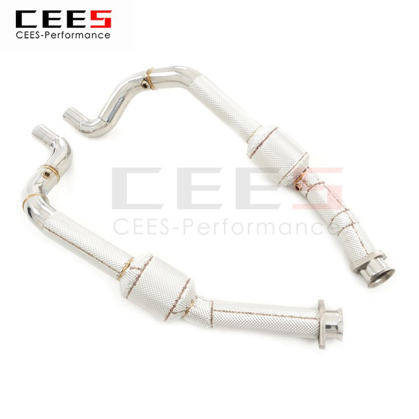 Exhaust System For Land Rover Range Rover Sport SVR Headers With Catal ...