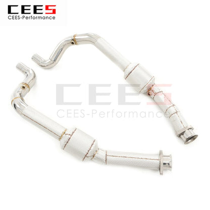 Exhaust System For Land Rover Range Rover Sport SVR Headers With Catalyst Test Pipe Converter High Flow Catted Exhaust Downpipe