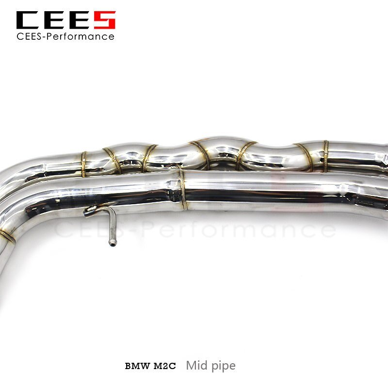 CEES Equal Length Mid pipe For BMW M2C S55 3.0T 2018-2022 Stainless Steel Automotive Performance Accessories Exhaust Pipe