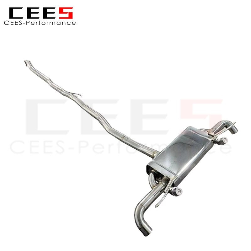 CEES for Mercedes Benz W177 A45 AMG A45S SS304 High Flow Performance Valved Mufflers Catback Exhaust System Assembly Car Tuning