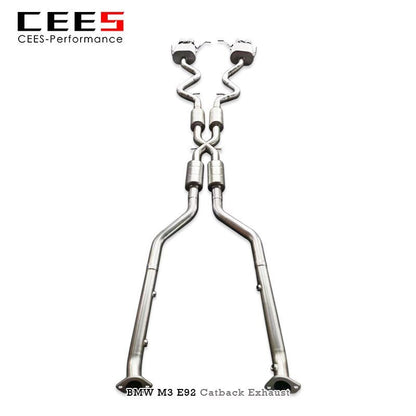 CEES Catback Exhaust For BMW M3 E92 4.0L 2007-2013 Stainless Steel Exhaust valve control  Automotive Performance Accessories