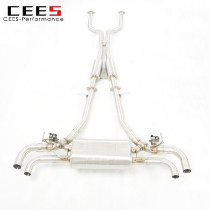 CEES Catback Exhaust For Lexus LC500H 3.5L 2016-2021Tuning Valve Mufflers Car Assembly Exhaust System Accessorier