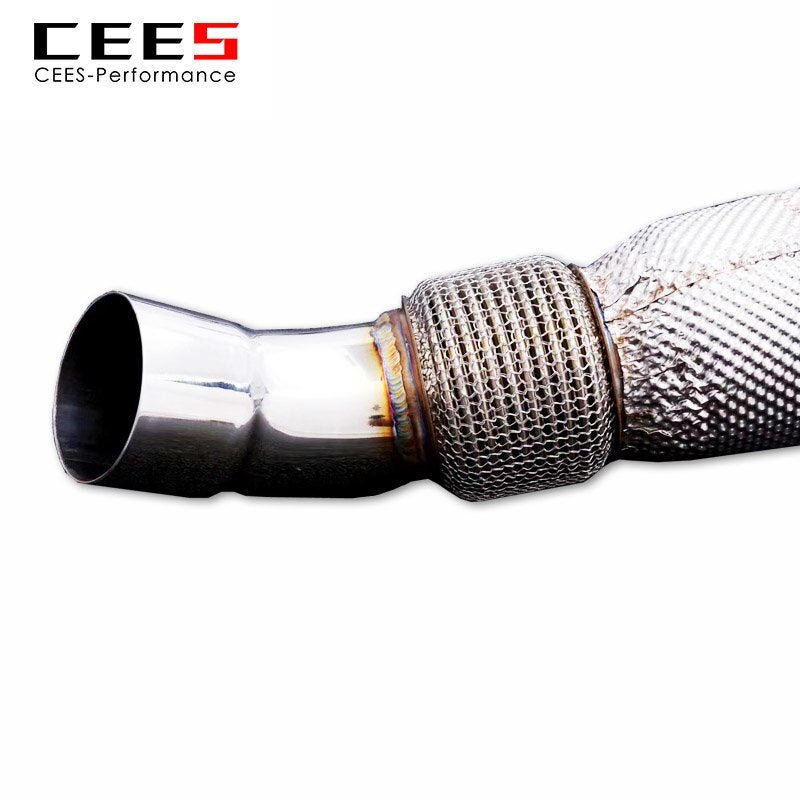 CEES Exhaust Downpipe For BMW 840 B58 3.0T 2014-2022 Exhaust System High Performance Stainless Steel Catless downpipe