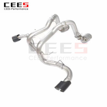 CEES Exhaust System For Mclaren 540C 570C 570S 3.8T Stainless Steel Performance Valve Muffler Catback Escape Tubo Escape Coche