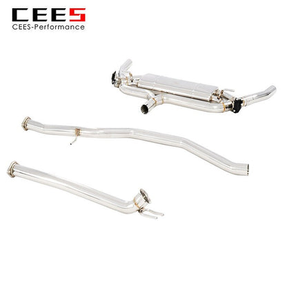 CEES Catback exhaust For Mercedes-Benz CLA250 2.0T 2014-2021 Exhaust valve control Exhaust System ponteira escapamento carro