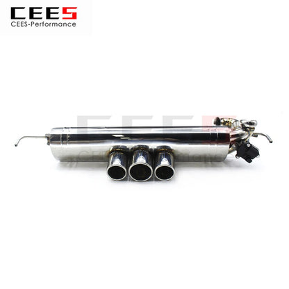 CEES Exhaust System For SMART 0.9T 1.0 Stainless Steel Valve Muffler Catback Escape Tubo Escape Coche Terminale Scarico Auto