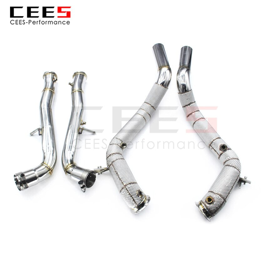 Exhaust System For Mercedes Benz G500 Headers With/Without Catalyst Test Pipe Converter High Flow Catted Exhaust Downpipe