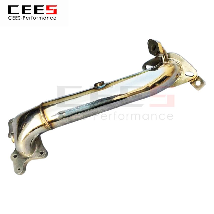 CEES Exhaust System For Honda Civic 2010-2016 1.8L FK8 Headers Without Catalyst No cat Downpipe Manifold Stainless Steel