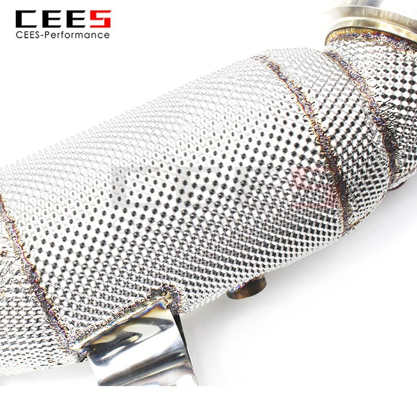 CEES Exhaust System For BMW 440i B58 Header With/Without Catalyst Test Pipe Converter High Flow Catted Exhaust Downpipe