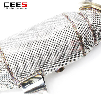 CEES Exhaust System For BMW 440i B58 Header With/Without Catalyst Test Pipe Converter High Flow Catted Exhaust Downpipe