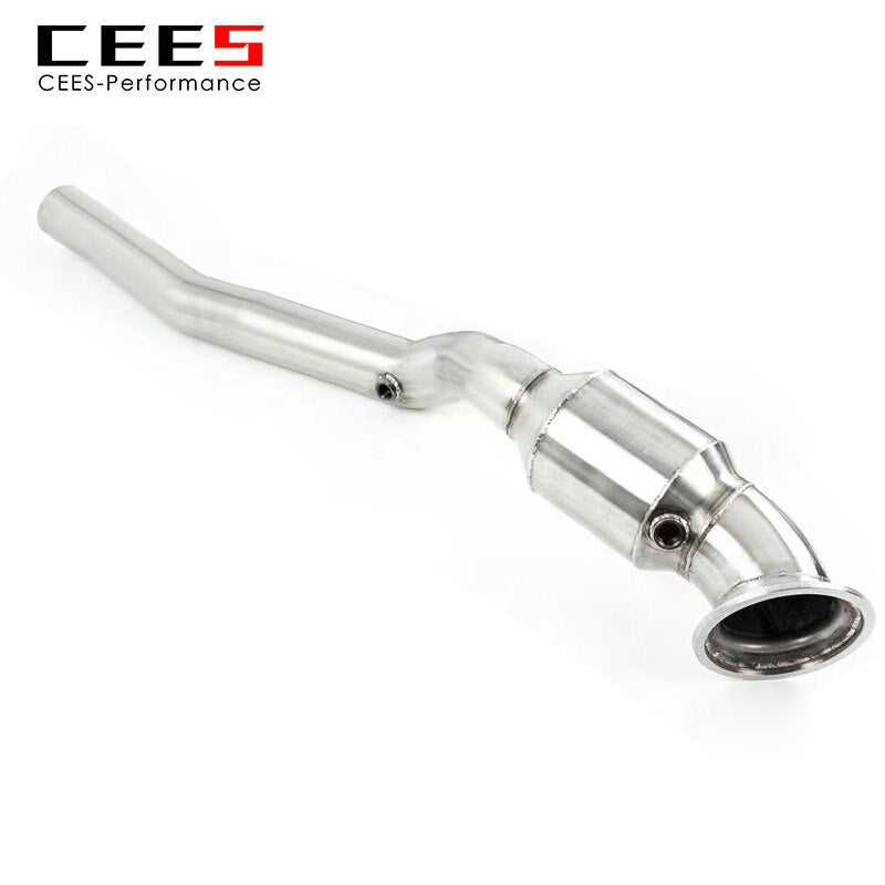 CEES Downpipe ForFerrari GTC4 Lusso 2018- Stainless Steel Catless Performance Downpipe Without Catalyst Exhaust System Test Pipe