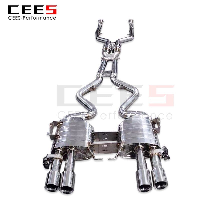 CEES Exhaust System For BMW M3 E92 Stainless Steel Valve Muffler Catback Escape Tubo Escape Coche Terminale Scarico Auto