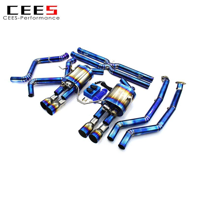 CEES Catback For BMW M3 E90/E93/E9X 4.0L 2008-2013 Performance Valve Titanium Alloy Escape Exhaust Pipe Muffler Exhaust System