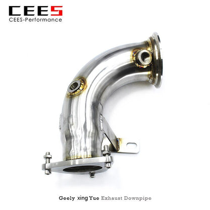 CEES  Exhaust Downpipe for  Geely XingYue 1.5T/2.0T 2019-2022  Catless downpipe without catalyst Stainless Steel Exhaust Pipe