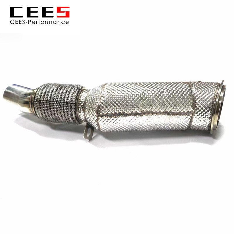 CEES Exhaust Downpipe For BMW 318/320/328/330 N20 2.0T 2014-2019 High flow catted downpipe 304 Stainless Steel  Exhaust System