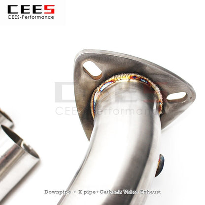 CEES Exhaust System For Ferrari California 4.3L Stainless Steel  Downpipe X pipe Catback Valve Exhaust Terminale Scarico Auto