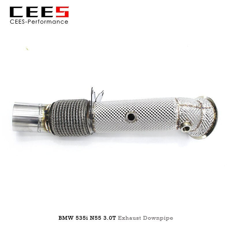 CEES Exhaust Downpipe For BMW 535i N55 3.0T 2010-2017 Stainless Steel Catless downpipe without catalyst Car Exhaust System