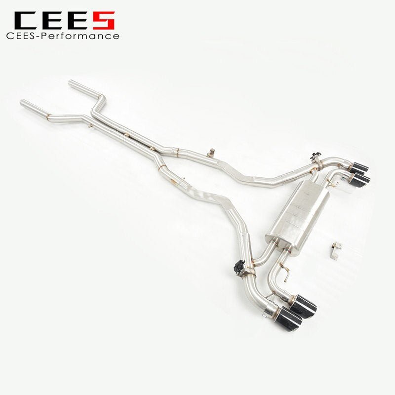 CEES Catback Exhaust for BMW X6/X6M 4.4TT 2010-2018 High Performance Exhaust Pipe Muffler Stainless Steel Escape  Muffler