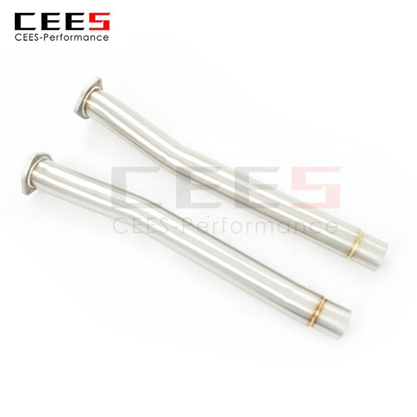 CEES Exhaust System For  AUDi RS3 Mid Pipe Stainless Steel Valve Muffler Catback Escape Tubo Escape Coche Terminale Scarico Auto