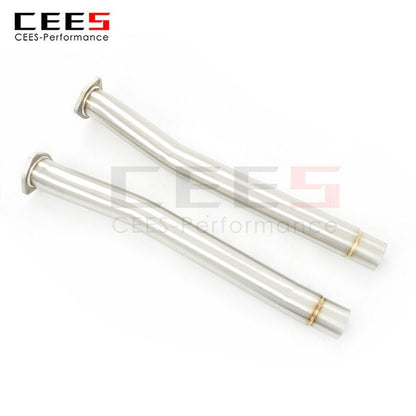 CEES Exhaust System For  AUDi RS3 Mid Pipe Stainless Steel Valve Muffler Catback Escape Tubo Escape Coche Terminale Scarico Auto