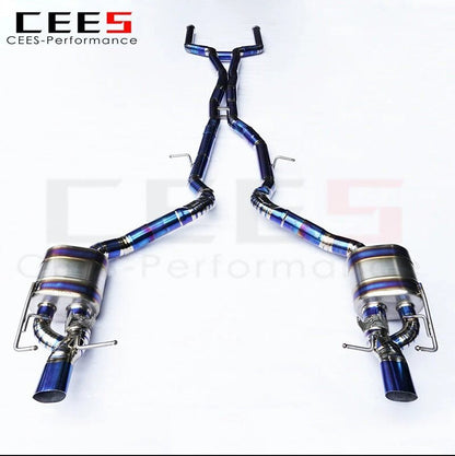 CEES Catback Exhaust for Mercedes-Benz E63 AMG S W213 4.0TT 2016-2020 Performance Titanium Alloy Exhaust Pipe Car Exhaust System