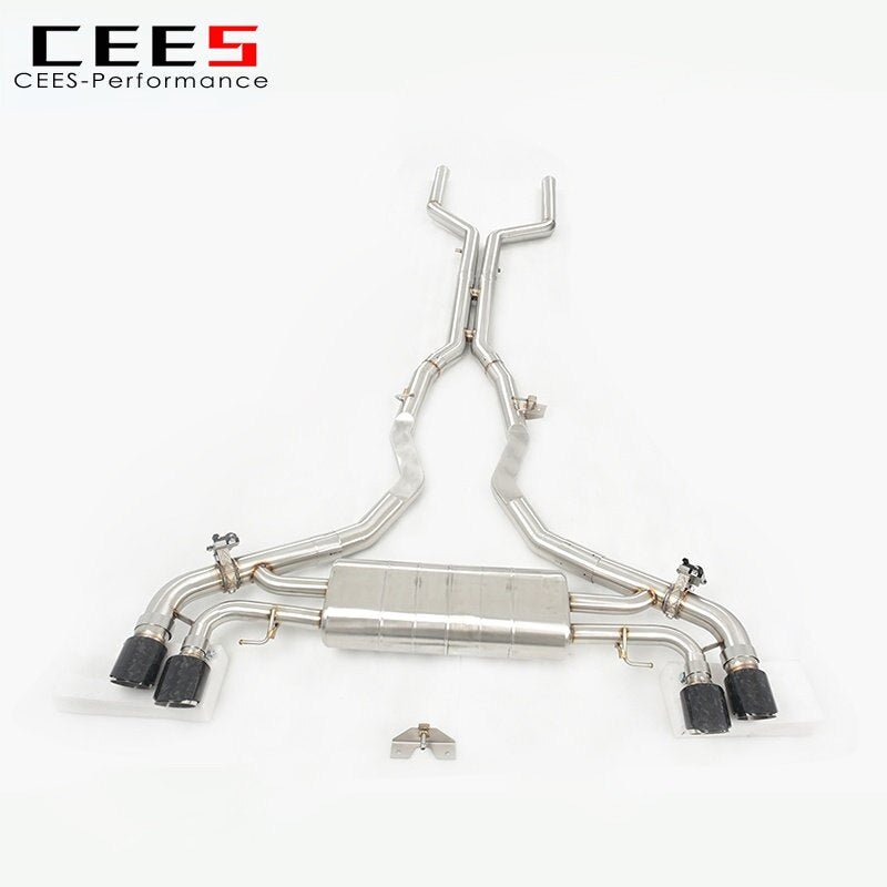 CEES Catback Exhaust for BMW X6/X6M 4.4TT 2010-2018 High Performance Exhaust Pipe Muffler Stainless Steel Escape  Muffler