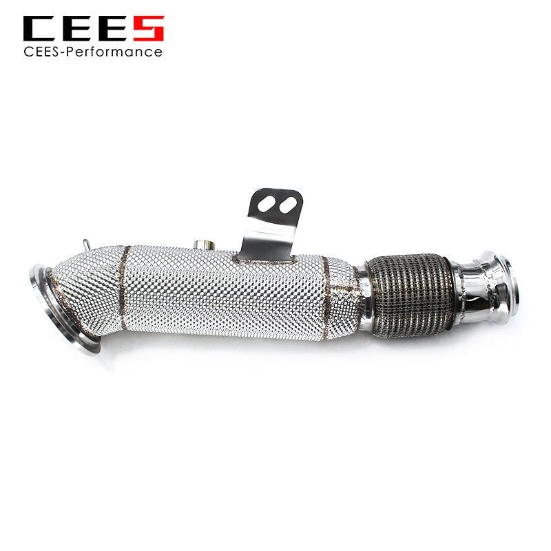 CEES Exhaust Downpipe for BMW X5/X6 B58 3.0T G05 2019-2022 Racing Car Exhaust Pipe Stainless Steel Catless Performance Downpipe