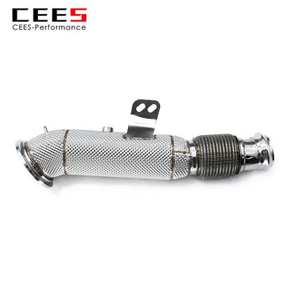 CEES Exhaust Downpipe for BMW X5/X6 B58 3.0T G05 2019-2022 Racing Car Exhaust Pipe Stainless Steel Catless Performance Downpipe